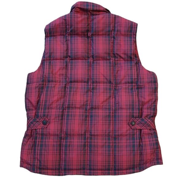 Eddie Bauer Goose Down Plaid Vest - Picture 2 of 7